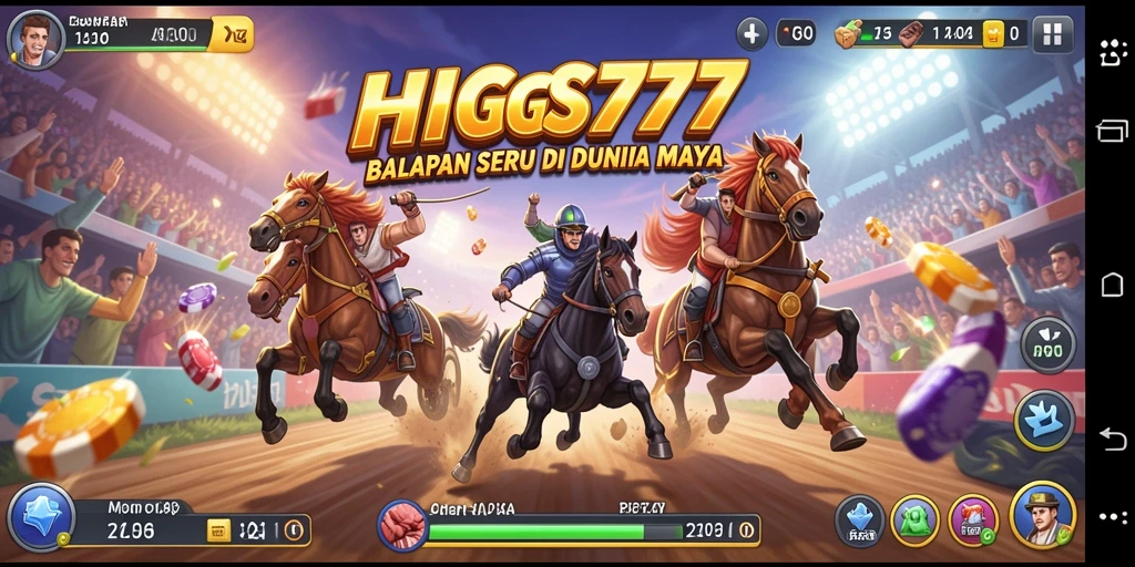 Tampilan menakjubkan dari balapan di HIGGS777.