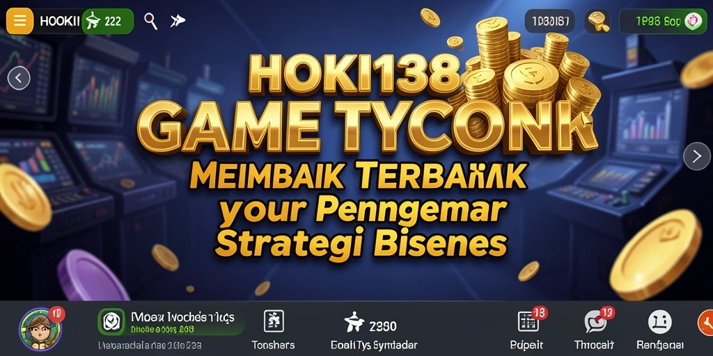 Screenshot gameplay HOKI138 menampilkan manajemen bisnis yang dinamis.