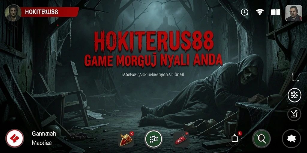 Tampilan gameplay HOKITERUS88 yang mencekam dan menegangkan.