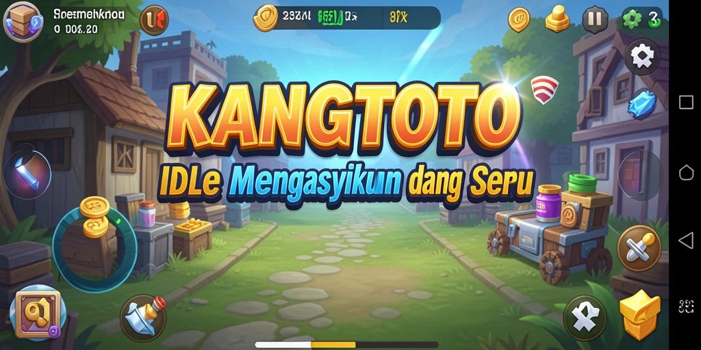 Tampilan gameplay KANGTOTO yang menarik dan berwarna.