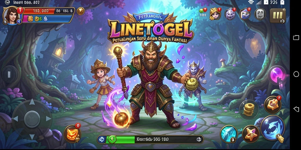 Screenshot LINETOGEL menampilkan aksi mendebarkan di dunia petualangan.