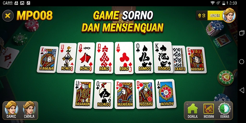 Screenshot MPO08 menampilkan gameplay seru dari permainan Domino.