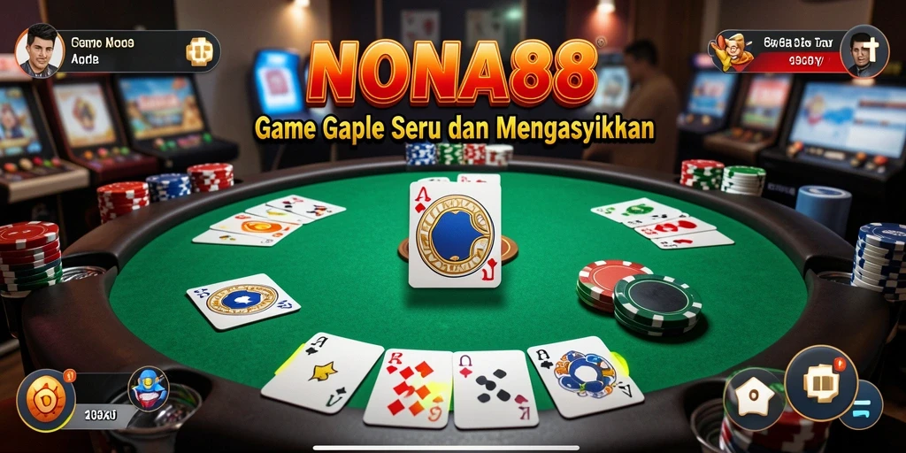 Gameplay seru NONA88 dengan suasana Gaple yang menyenangkan.