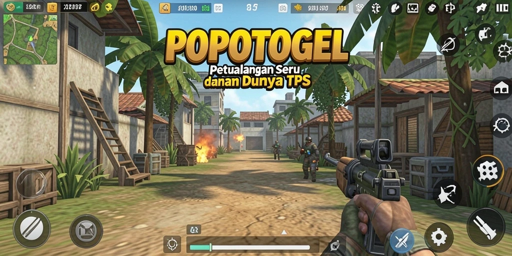 Tampilan gameplay mendebarkan dari aplikasi POPOTOGEL.