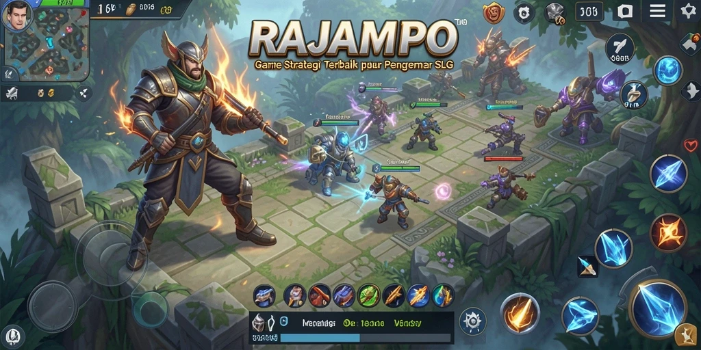 Tampilan gameplay RAJAMPO yang mengasyikkan dan menarik.